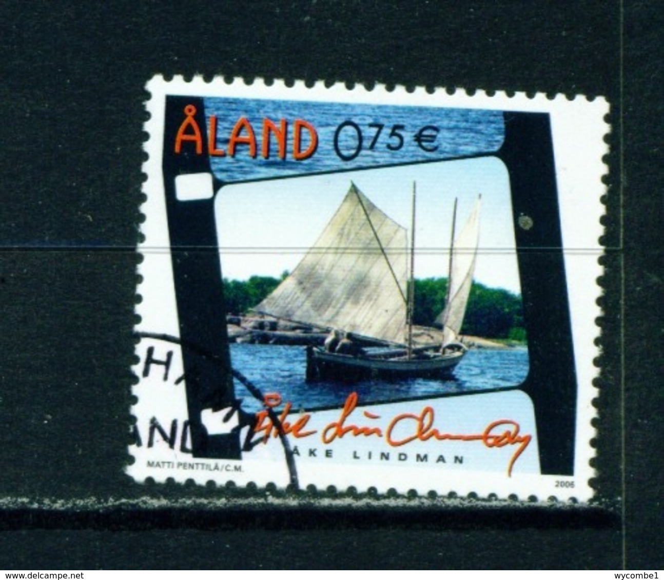 ALAND  -  2006 Ake Lindman 75c Used As Scan - Aland