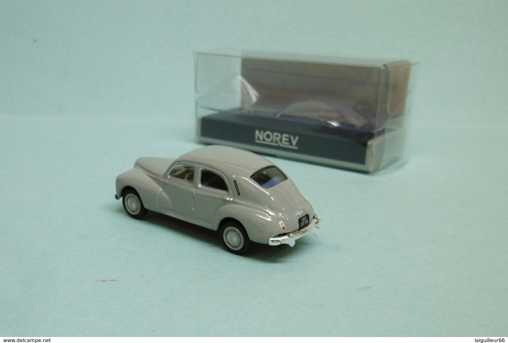 Norev - PEUGEOT 203 1955 Grise Neuf NBO HO 1/87 - Véhicules Routiers