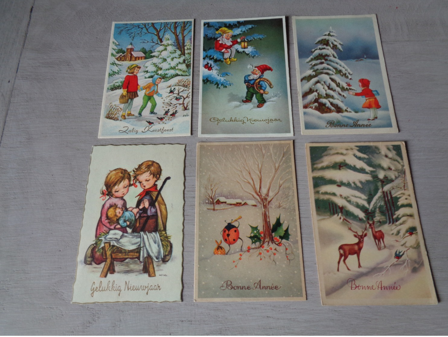 Beau Lot De 60 Cartes Postales De Fantaisie      Mooi Lot Van 60 Postkaarten Fantasie   - 60 Scans - 5 - 99 Karten