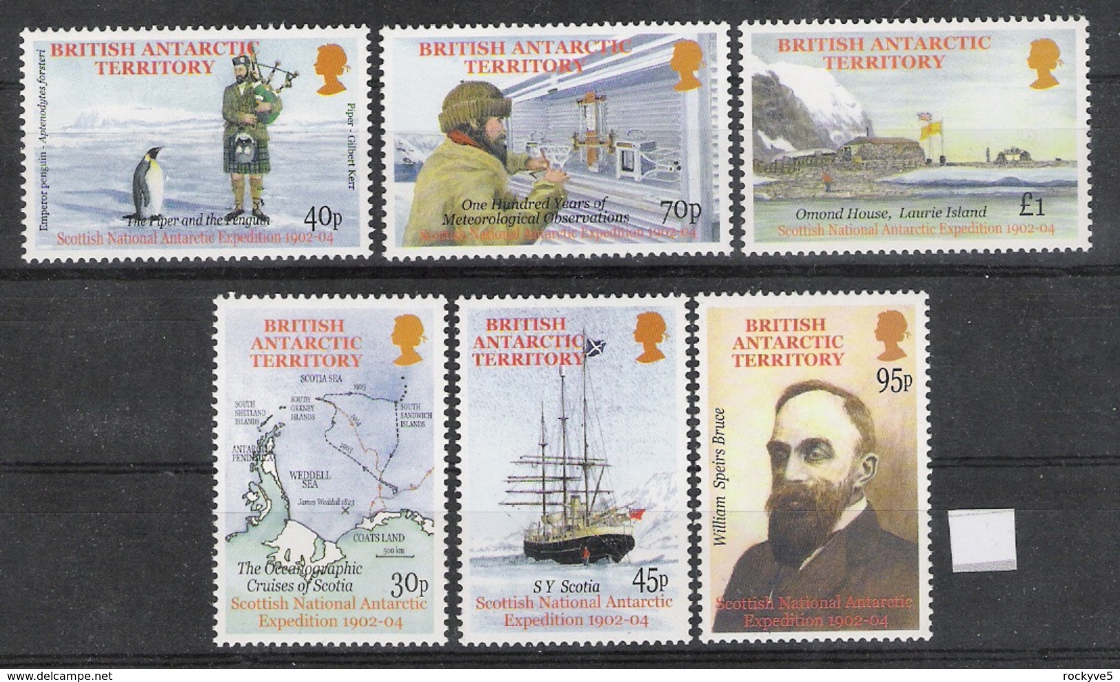 British Antarctic Territory 2002 Heroic Age Of Antarctica (3rd Series) MNH CV £30.00 - Unused Stamps