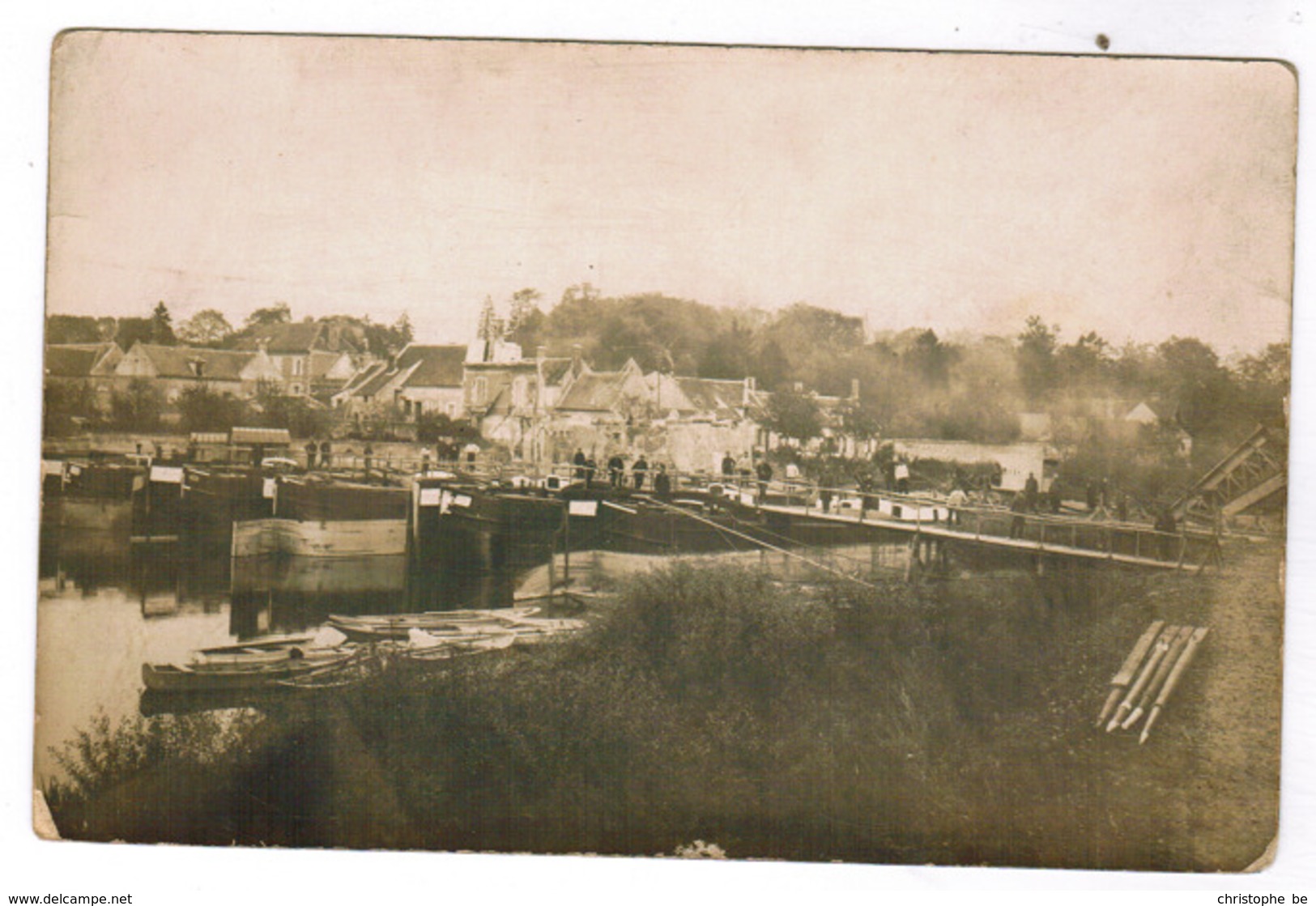 Foto Van Binnenschepen In Sluizencomplex. Carte Photo De Péniches Dans Les écluses  (pk63235) - Sonstige & Ohne Zuordnung