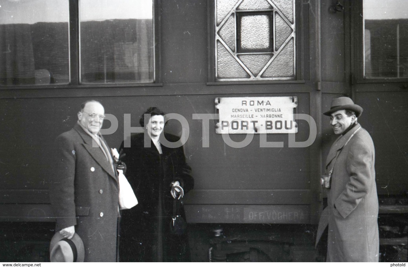 1957 TRAIN ITALIA ITALY AMATEUR 35mm ORIGINAL NEGATIVE Not PHOTO No FOTO - Autres & Non Classés