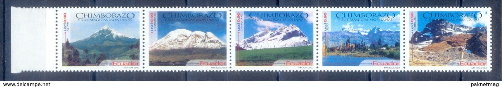 O129-  Ecuador 2002 Chimborazo & Its Magical Mountains. - Equateur