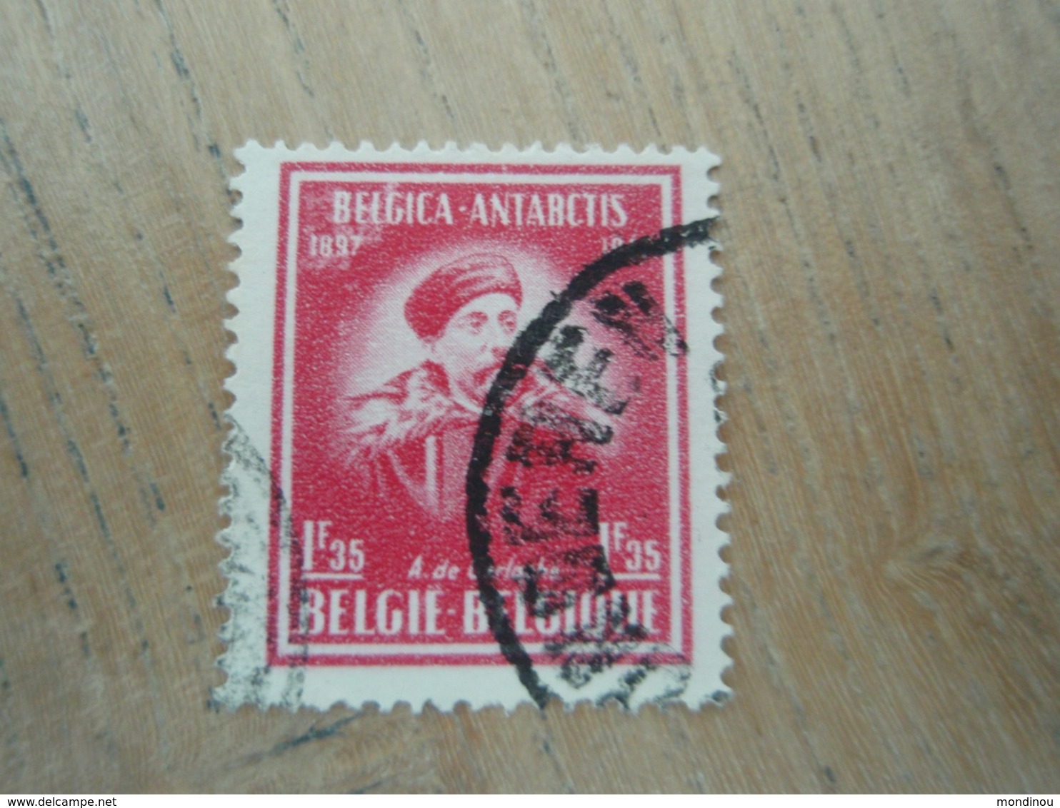 Timbre  Belgique H  Adrien De Gerlache De Gomery Antarctis Cinquantenaire - Used Stamps