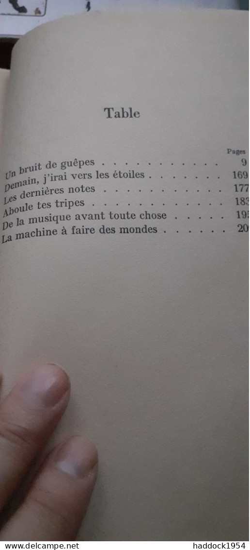 Un Bruit De Guêpes JEAN PAULHAC éditions Denoël 1957 - Présence Du Futur