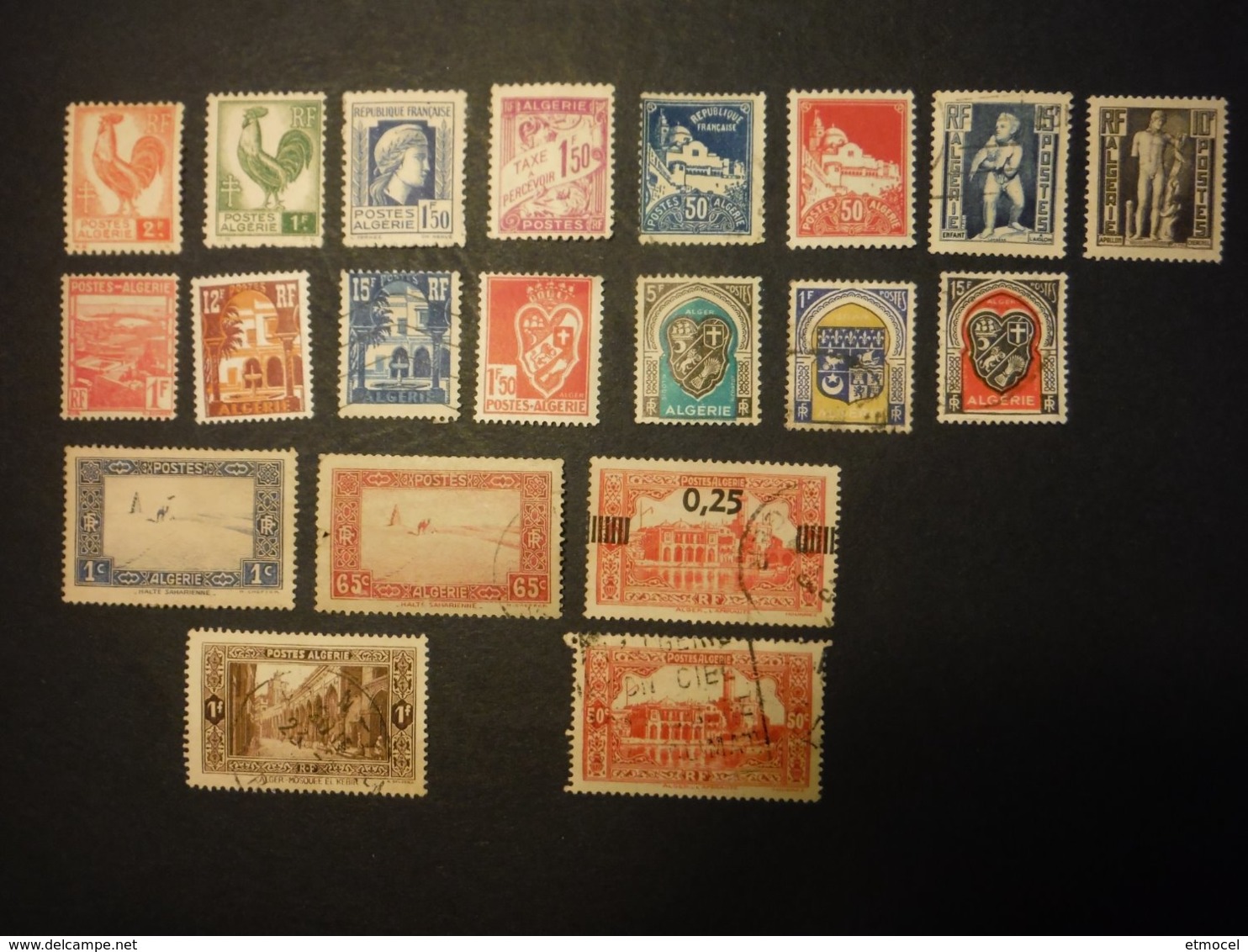 Timbres Algérie Française X20 - Collections, Lots & Series