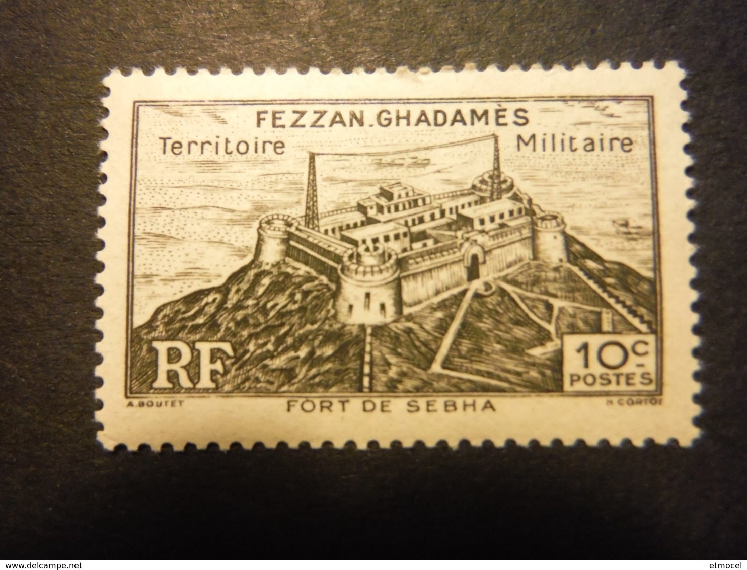 Timbre Fezzan-Ghadamès - Fort De Sebha 10 C - Neufs