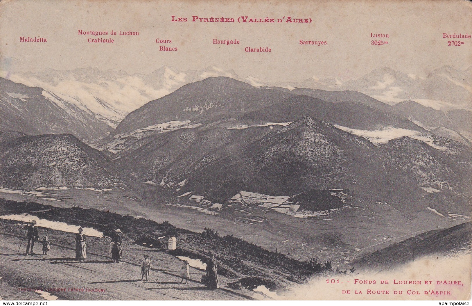 [65] Hautes Pyrénées > Vielle Aure Vallée Fonds De Louron Et D'Aure De La Route Du Col D'Aspin - Vielle Aure