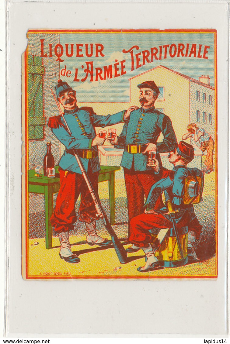 AN 563 / ETIQUETTE    LIQUEUR DE L'ARMEE TERRITORIALE - Other & Unclassified