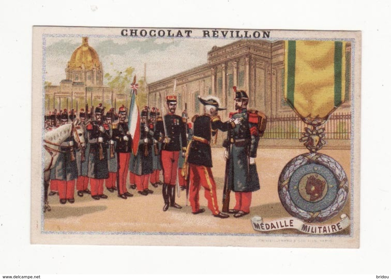 CHOCOLAT REVILLON    Soldats    Médaille Militaire - Revillon