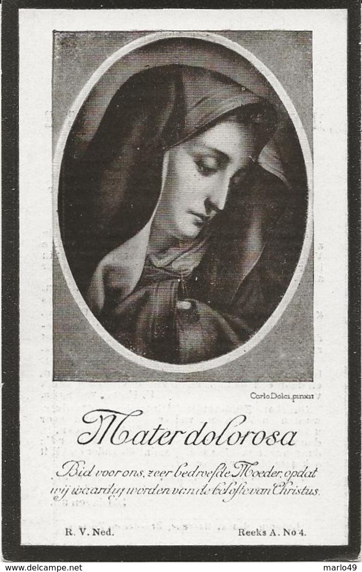 DP. MARIA VAN HECKE ° WAESMUNSTER 1854 + LOKEREN 1927 - Religion &  Esoterik