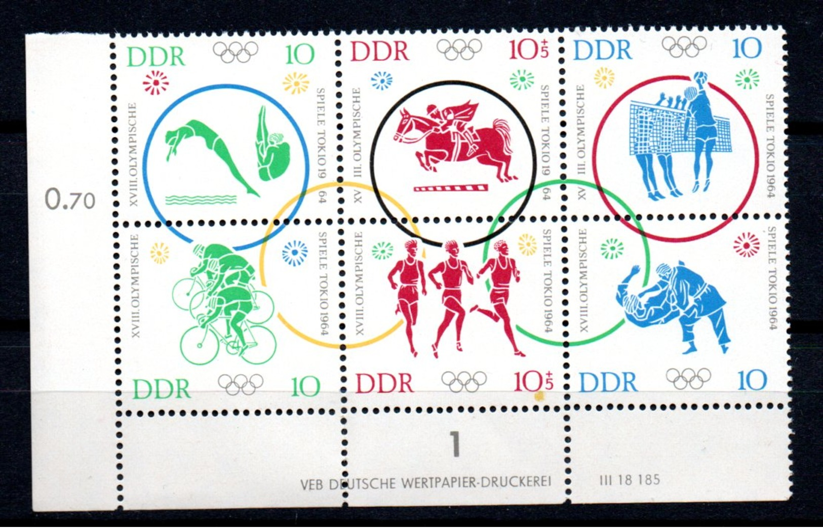 DDR  1039 - 1044  **  Postfrisch - Unused Stamps