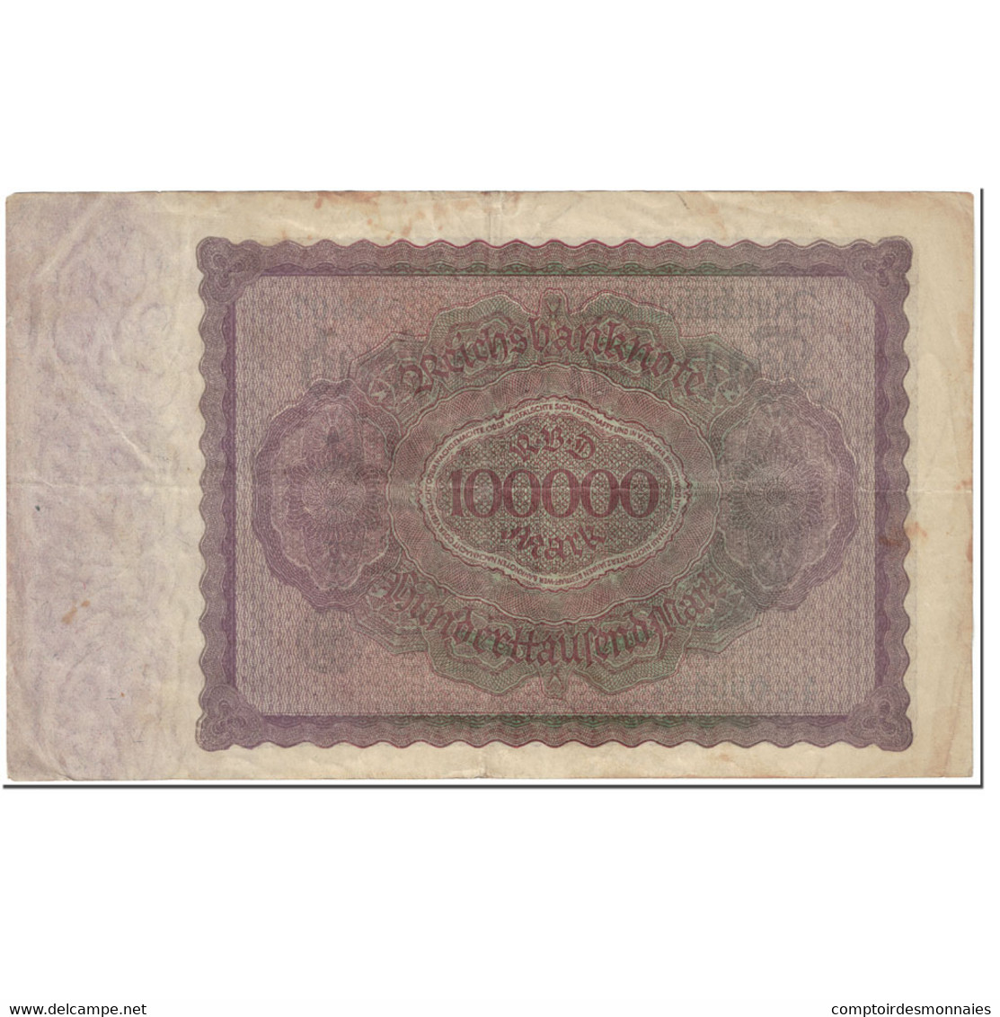Billet, Allemagne, 100,000 Mark, 1923, 1923-02-01, KM:83a, TB - 100000 Mark