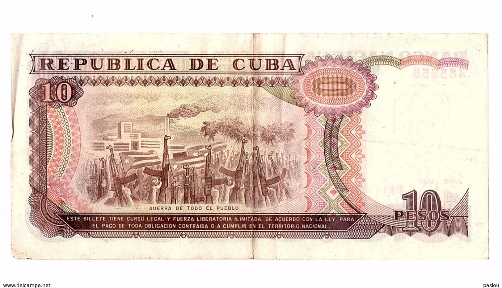 Billet 10 PESOS CARAIBES - Cuba