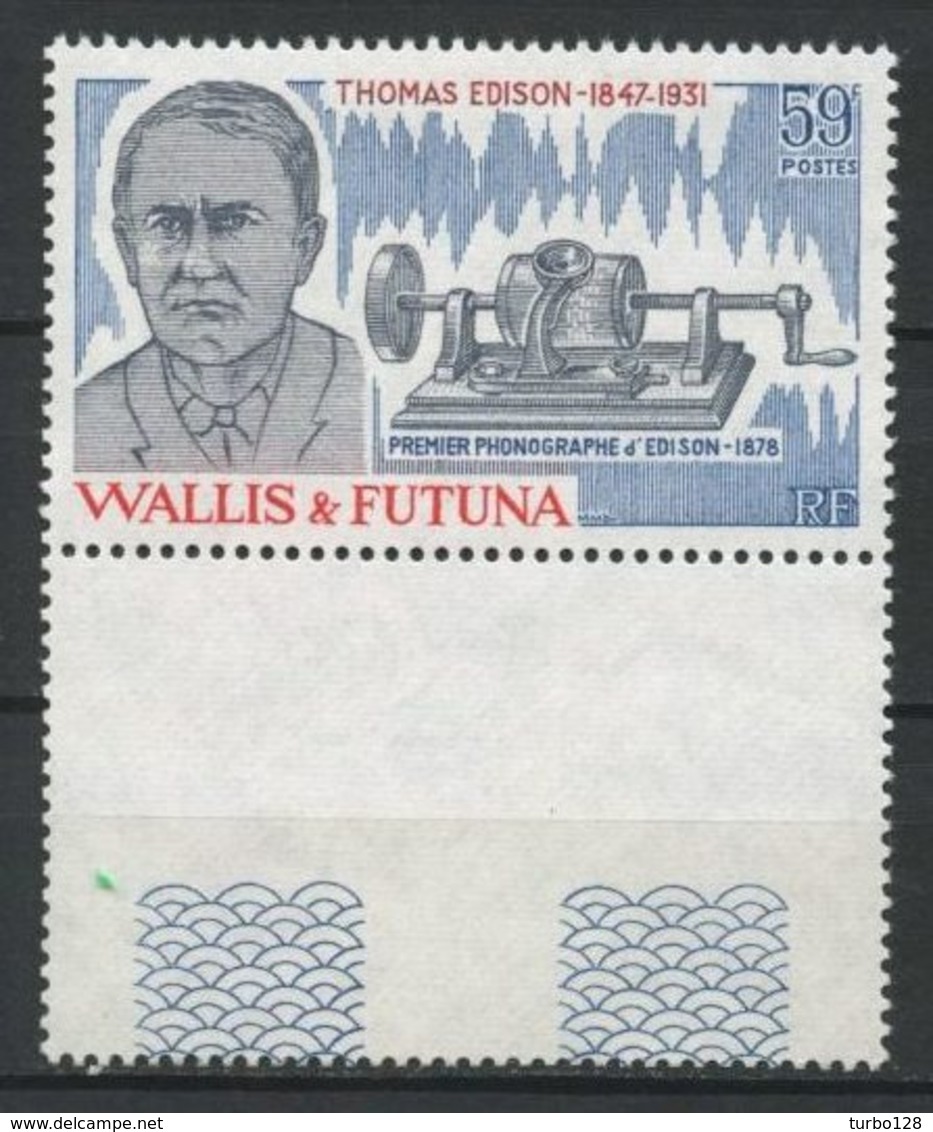 WALLIS FUTUNA 1981 N° 275 **  Neuf MNH Superbe C 2.30   Phonographe Thomas Edison - Unused Stamps