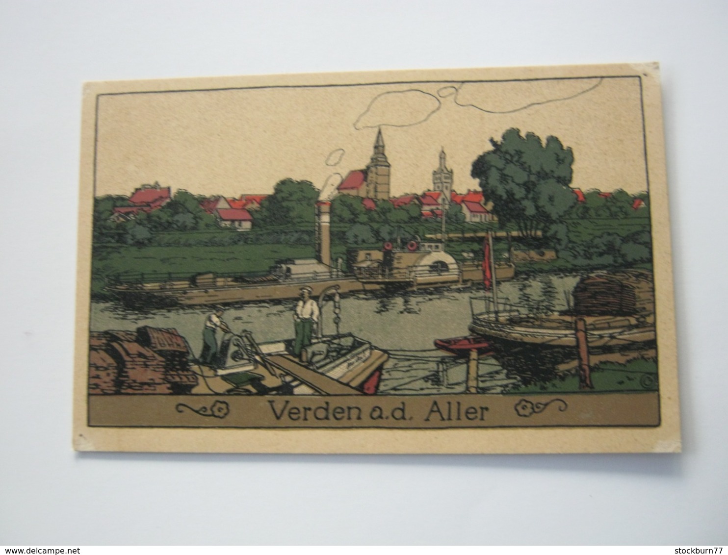 VERDEN, Steindruckkarte,  Schöne Karte Um 1910 - Verden