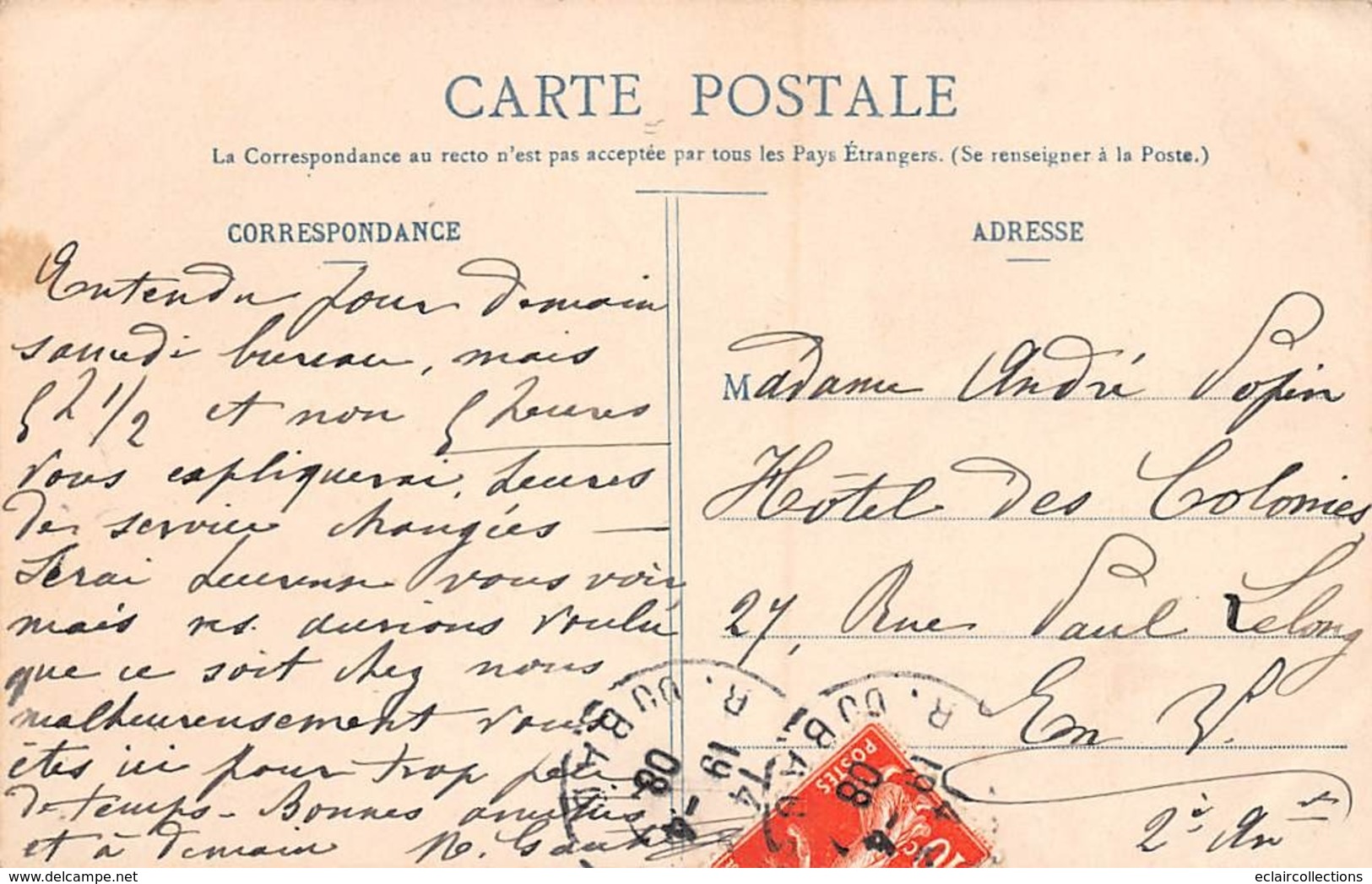 Thème. Poste.Facteur:    Illustrateur Ralph   Le Courrier Des Locataires       (Voir Scan) - Postal Services
