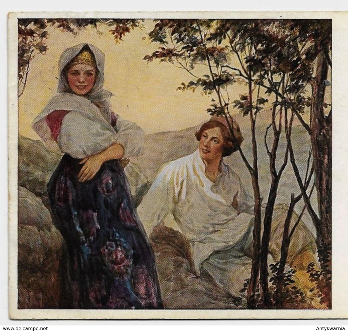 S. Solomko  1913y. Russia Girls And Man    D145 - Solomko, S.