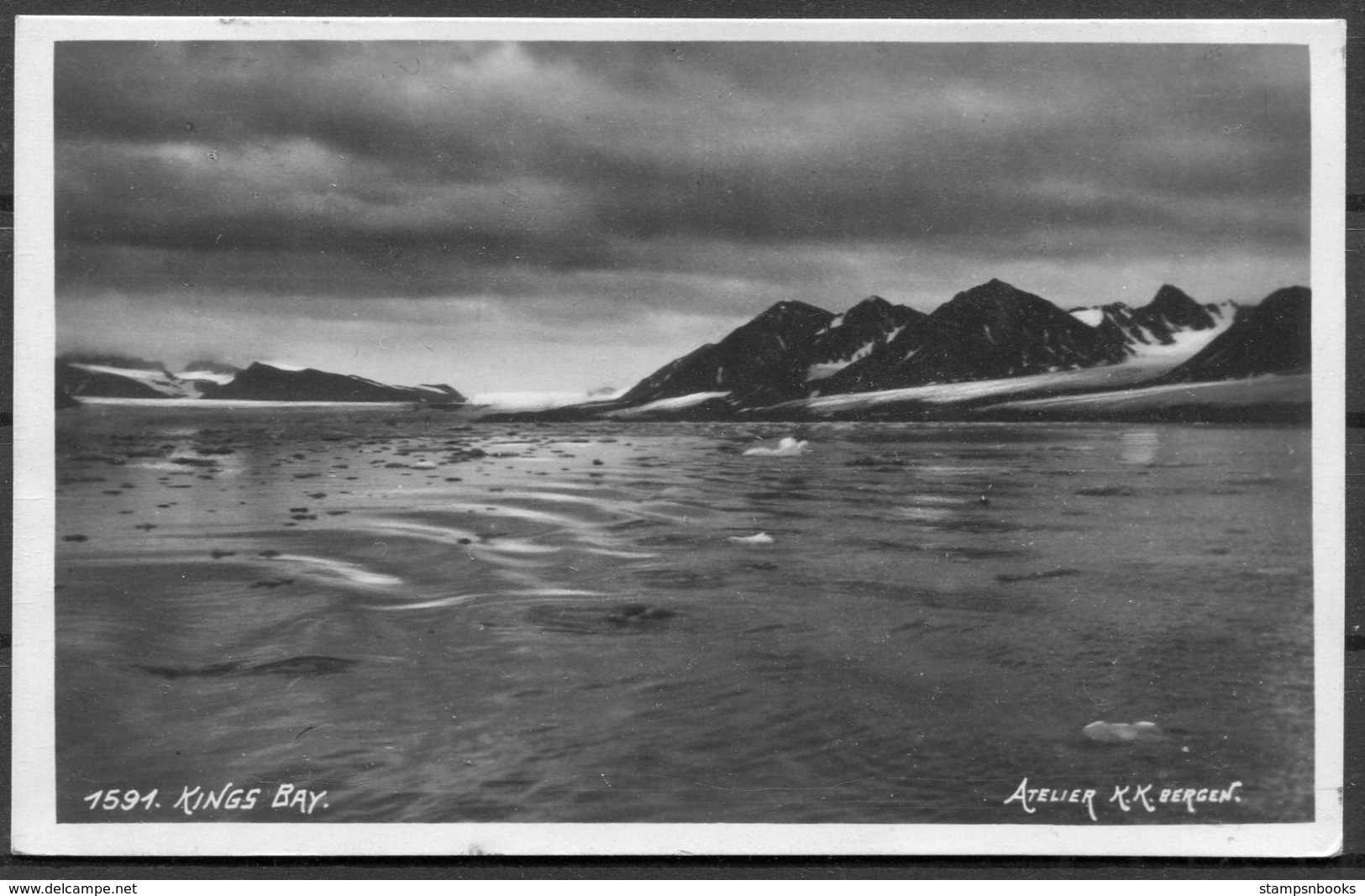 1934 Norway Kings Bay Postcard. Nordkapp, Le Cap Nord - Sweden. 15+25 Ore Nordkapp 1 - Covers & Documents