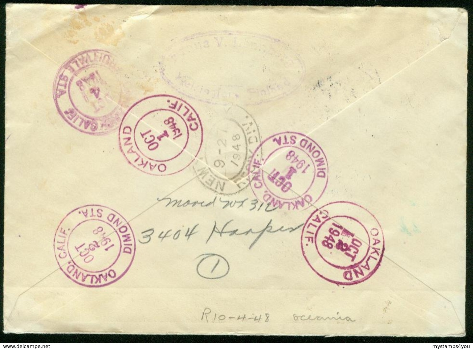 Fd Finland FDC 1948 MiNr 353-355 | Anti-tuberculosis Fund | Registered Cover Sent To USA | Helsinki 13.9.1948 - Covers & Documents