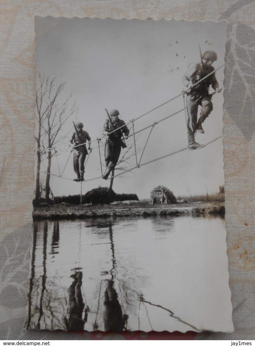 6 Cpa Militaire Armee Belge Belgisch Leger Exercice Uniforme Char Tank Année 50-60 - Manöver