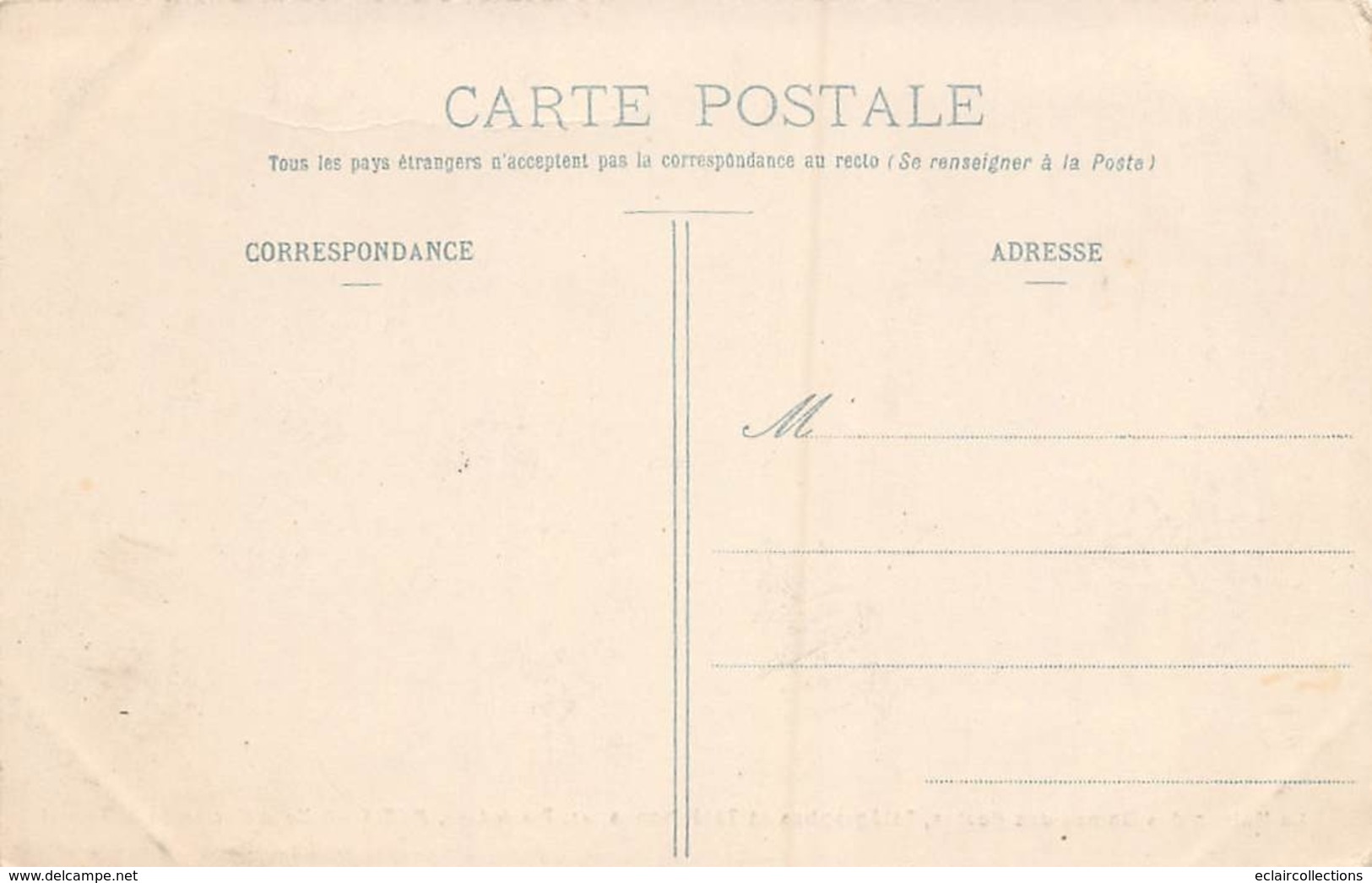 Thème. Poste.Facteur:  Maison Des Dames Des Postes  Rue De Lille Paris  Salle De Lecture Et Travail    (Voir Scan) - Post & Briefboten