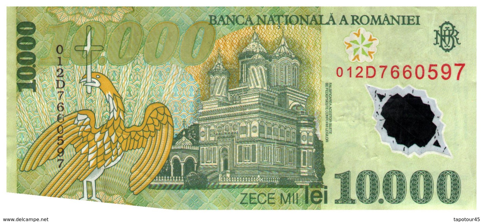 Monnaies & Billets > Billets >  Roumanie 10 000 Lei > 2 Billets Différents - Roemenië