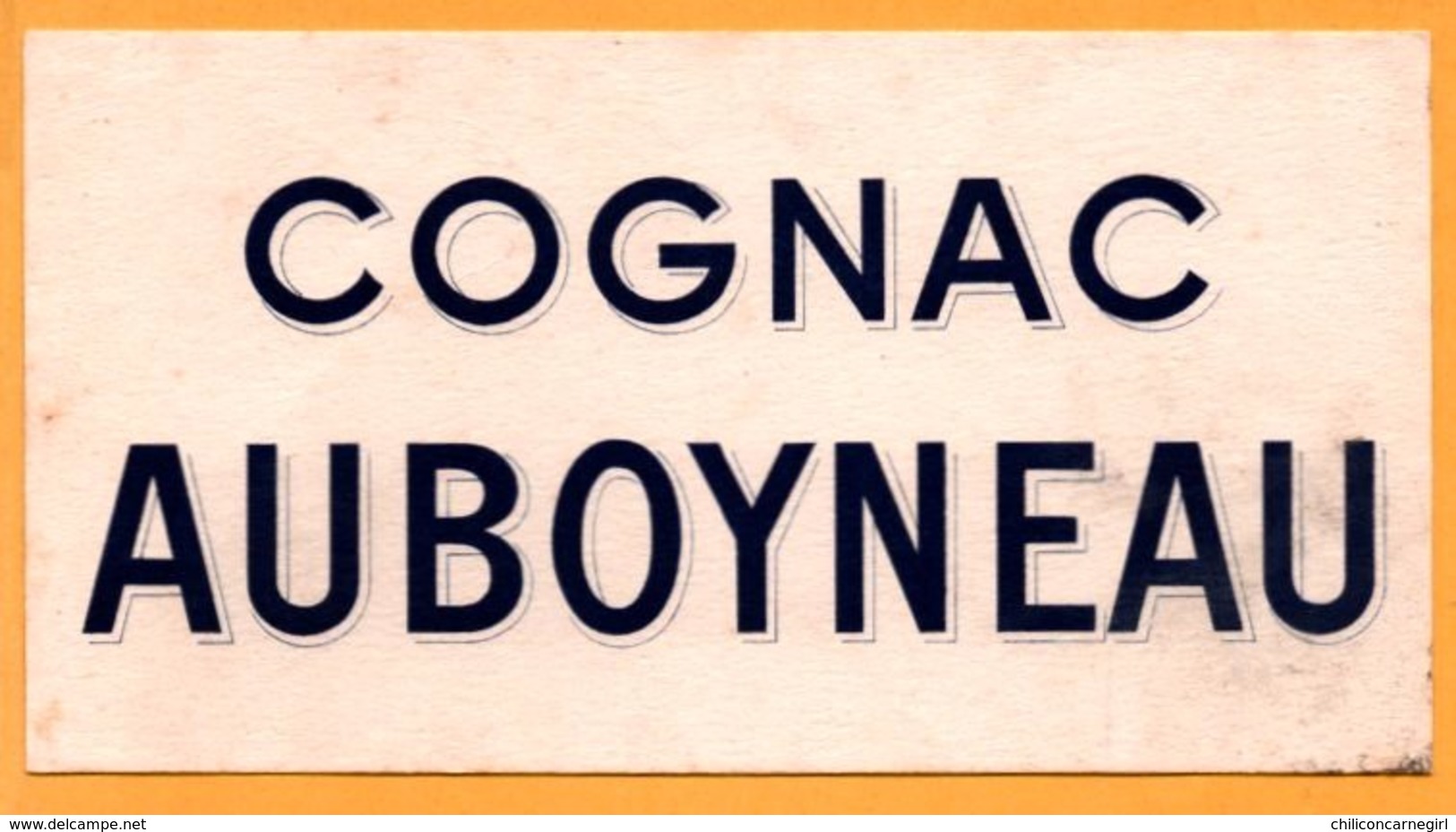 BUVARD - Cognac AUBOYNEAU - Liquor & Beer