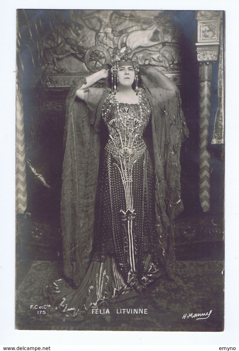 Félia Litvinne  - Artiste 1900  - Opera - Photo Manuel - Opéra