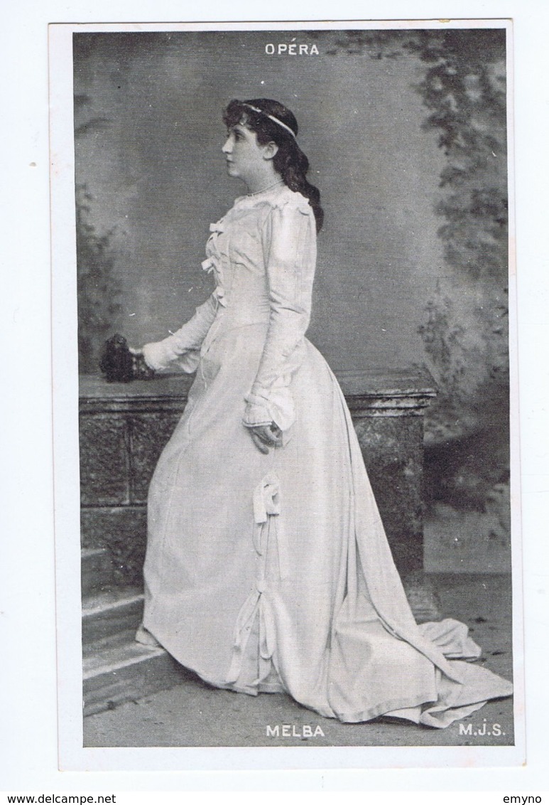 Nellie Melba  - Artiste 1900  - Opera Singer - Opéra