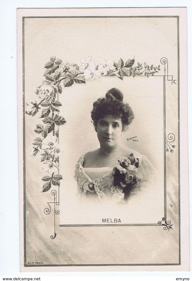 Nellie Melba  - Artiste 1900  - Opera Singer - Opéra