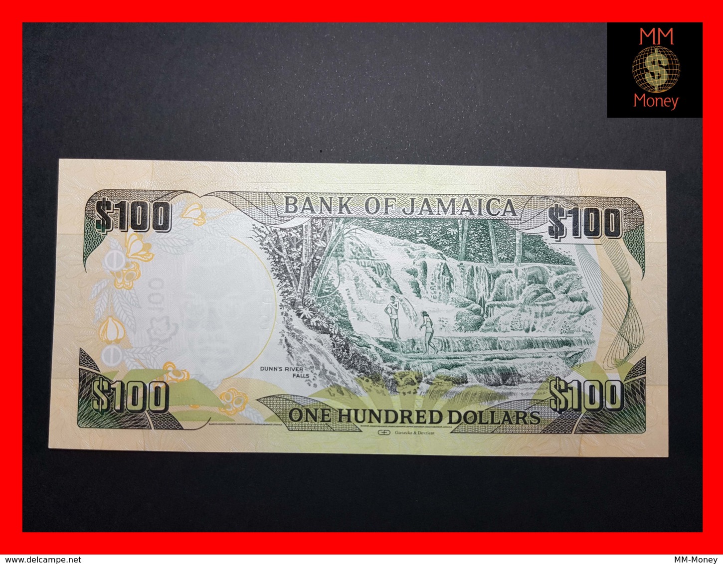 JAMAICA 100 $  1.6.2016  P. 95 B  UNC - Jamaica