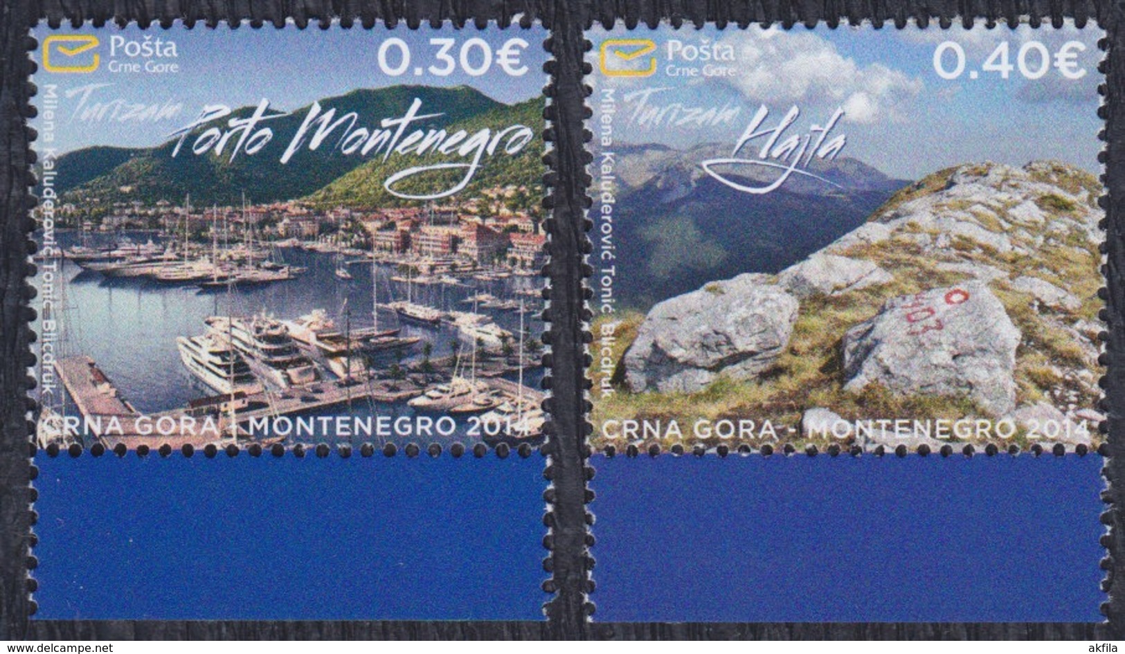 Montenegro 2014 Tourism, MNH (**) Michel 351-352 - Montenegro