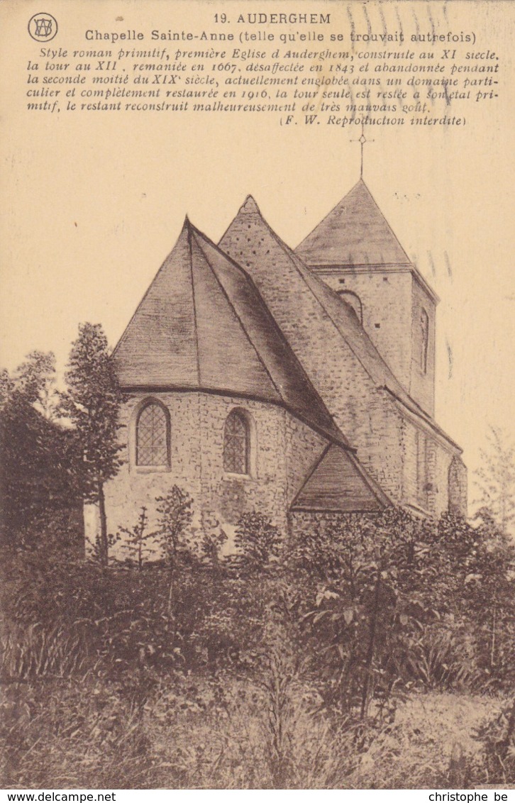 Oudergem, Auderghem, Chapelle Sainte Anne (pk64405) - Oudergem - Auderghem