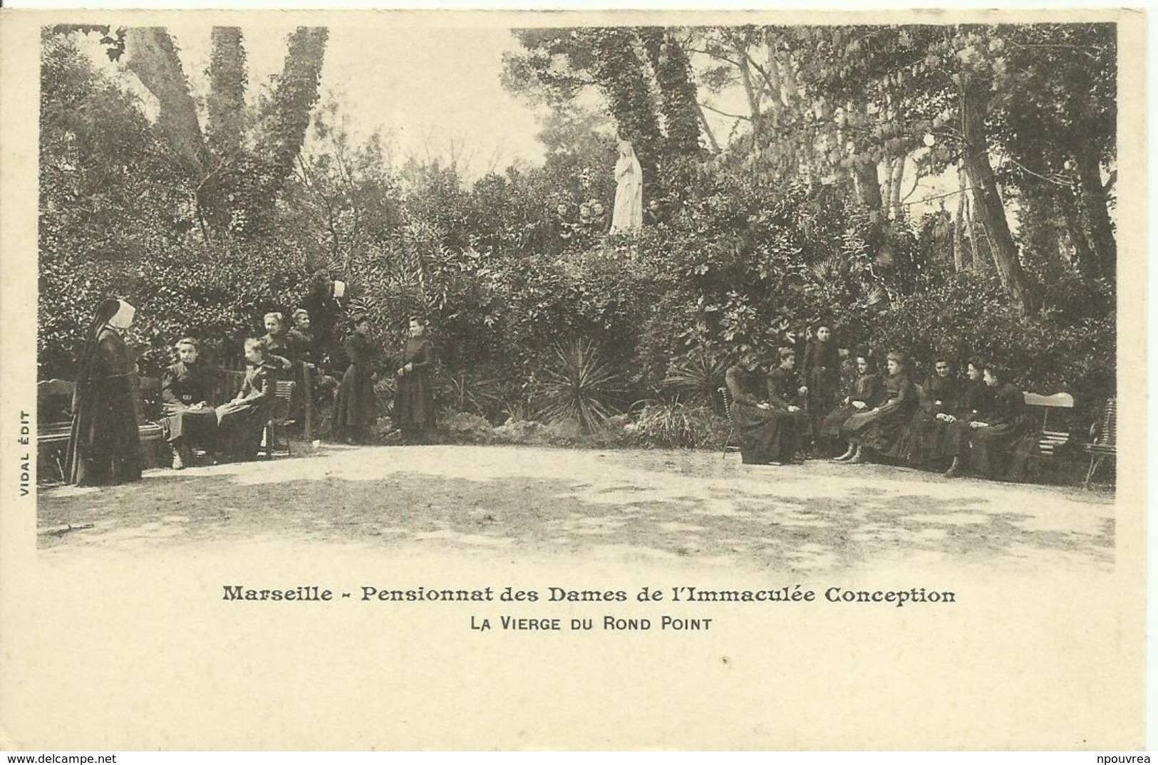 CPA - DEP13 - Marseille - Pensionnat Des Dames De L'Immaculée Conception - La Vierge Du Rond Point - Ohne Zuordnung