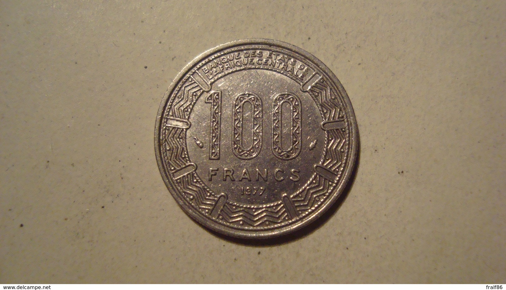 MONNAIE GABONAISE 100 FRANCS 1977 - Gabon