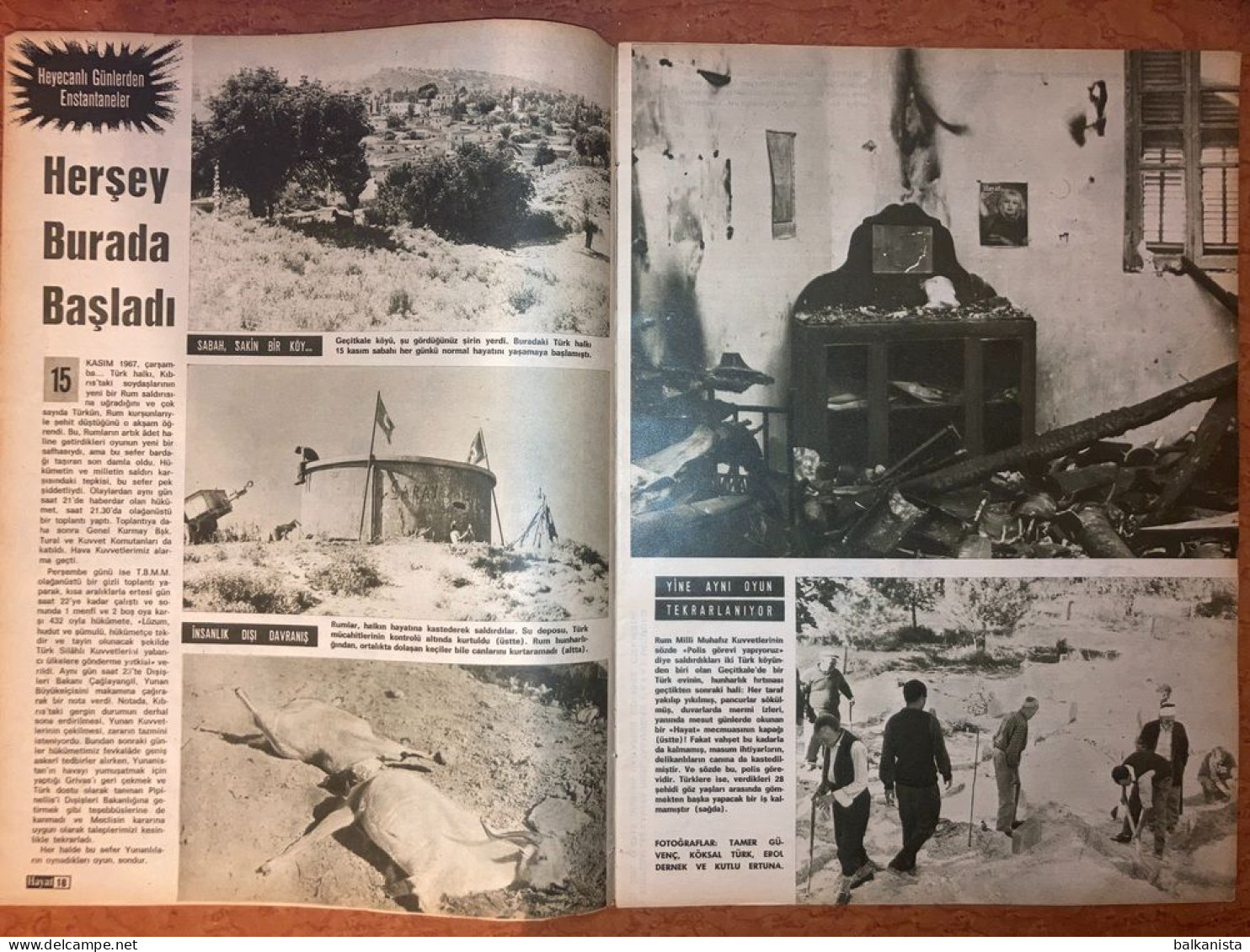 Cyprus - Turkish Propaganda Magazine - Kibris İlavesi Heyecanli Gunlerden Enstantaneler - Ontwikkeling