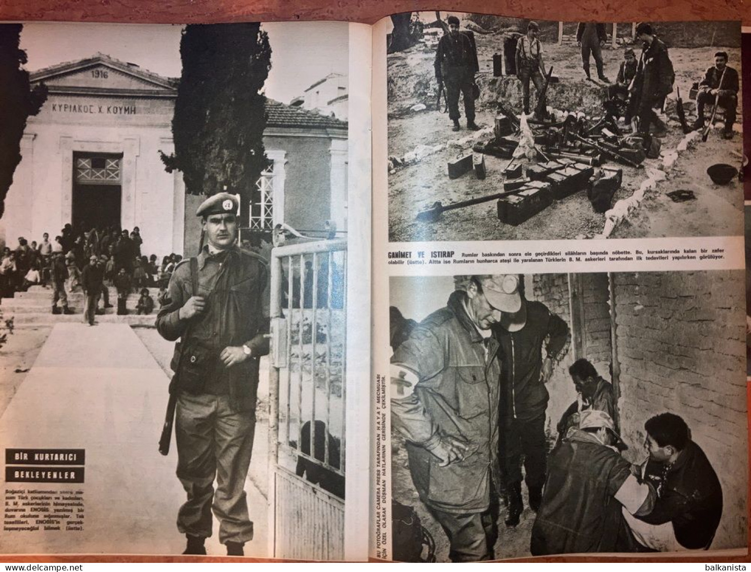 Cyprus - Turkish Propaganda Magazine - Kibris İlavesi Heyecanli Gunlerden Enstantaneler