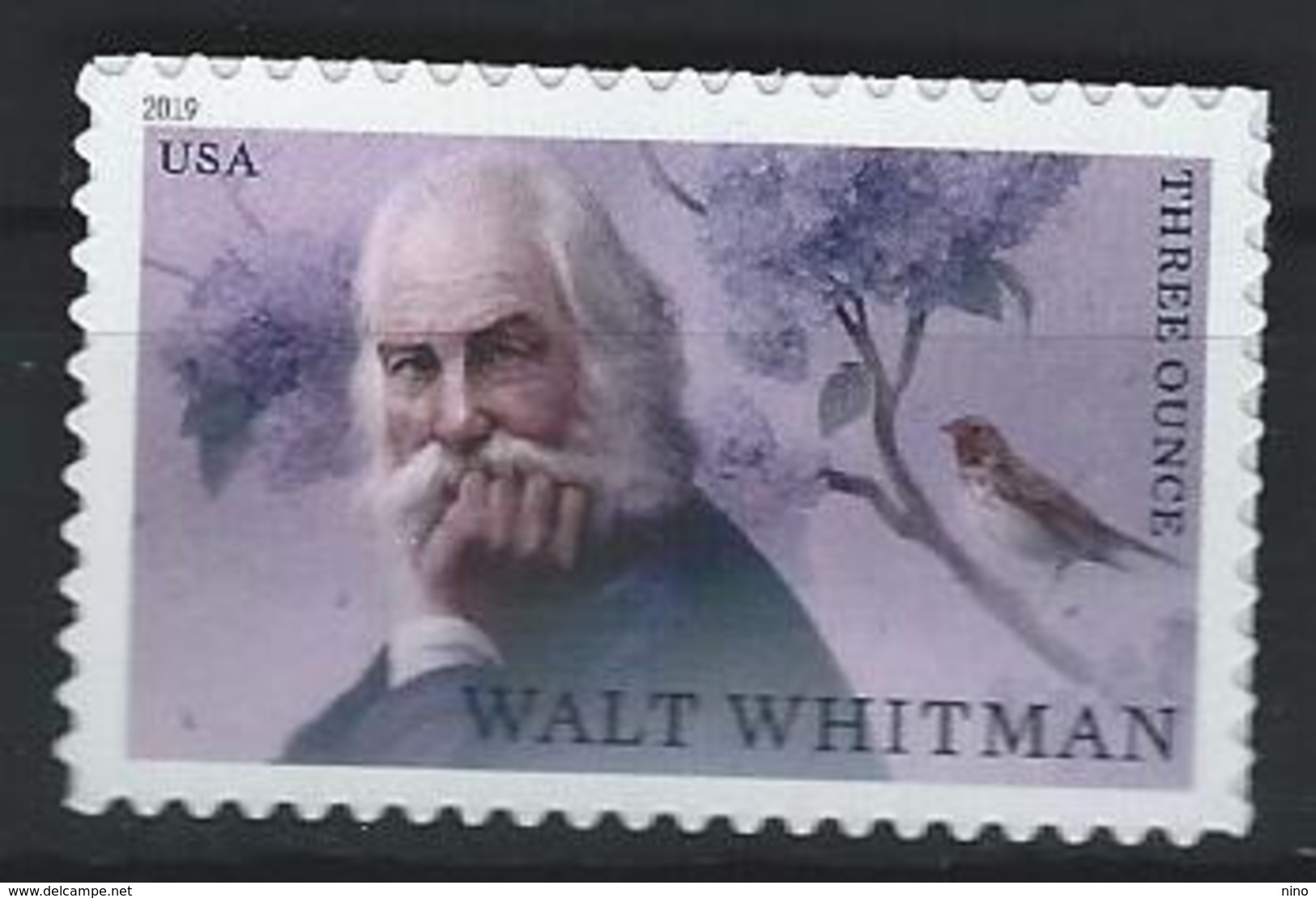 USA. Scott # 5414  MNH. Walt Whitman, Literary Art. 2019 - Unused Stamps