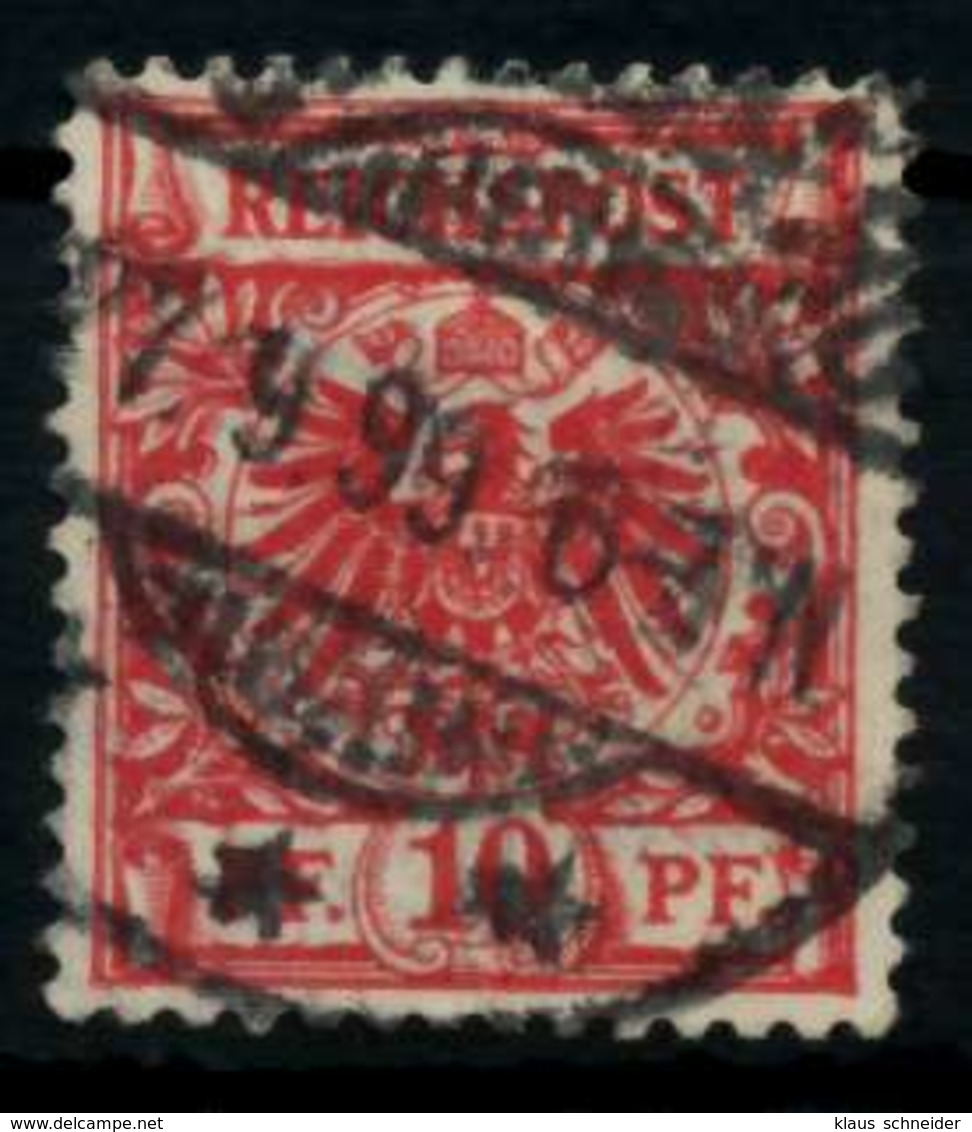 D-REICH KRONE ADLER Nr 47e Gestempelt Gepr. X72703A - Used Stamps