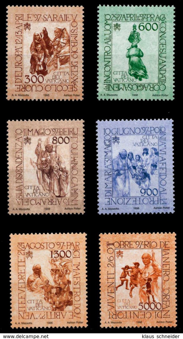 VATIKAN 1998 Nr 1263-1268 Postfrisch S015E7E - Unused Stamps