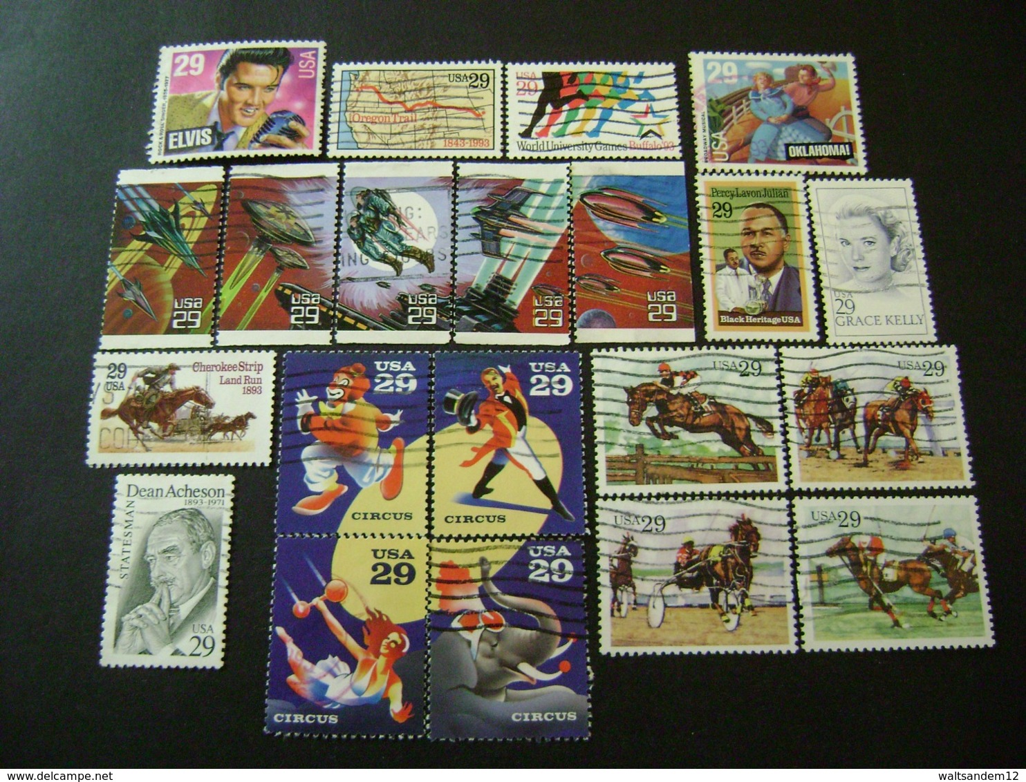 United States 1993 Commemorative/special Issues (between SG 2769 And 2871 - See Description) Shown In 4 Images - Used - Used Stamps