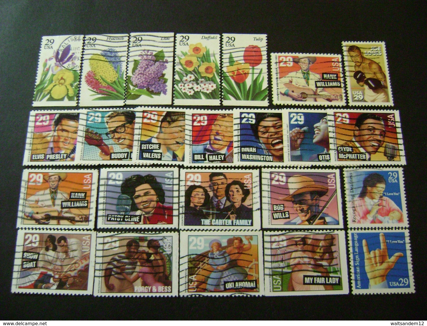 United States 1993 Commemorative/special Issues (between SG 2769 And 2871 - See Description) Shown In 4 Images - Used - Used Stamps