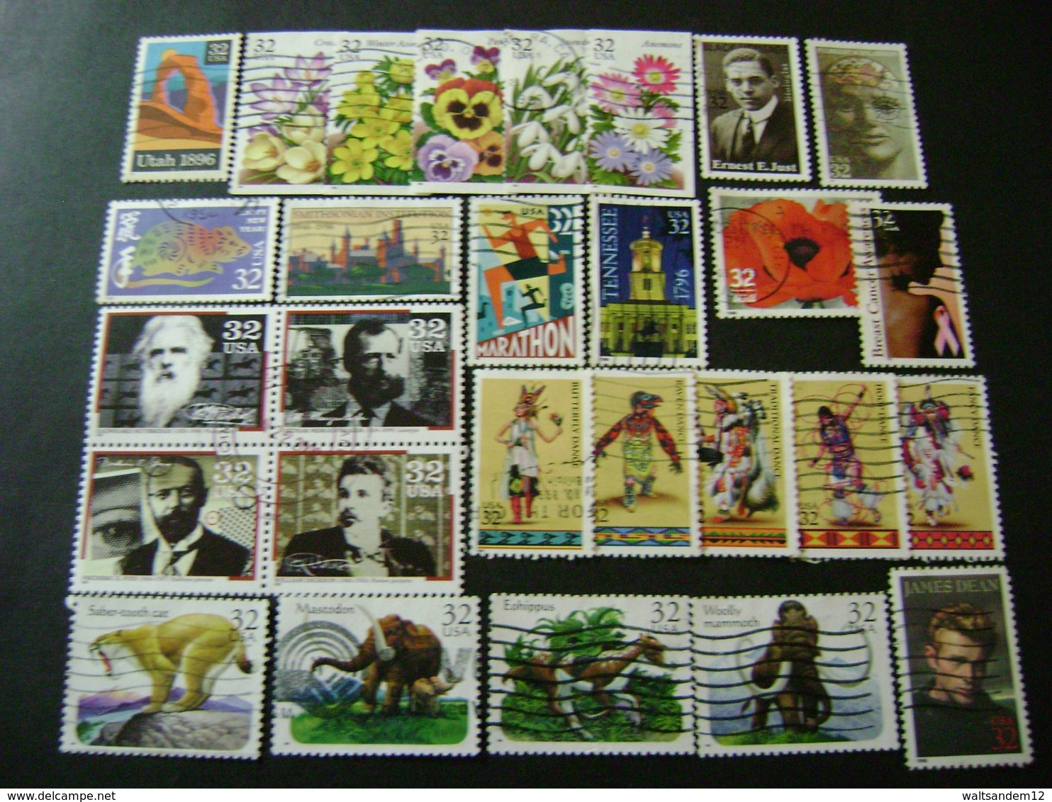 United States 1996 Commemorative/special Issues (between SG 3164 And 3270 - See Description) Shown In 3 Images - Used - Used Stamps