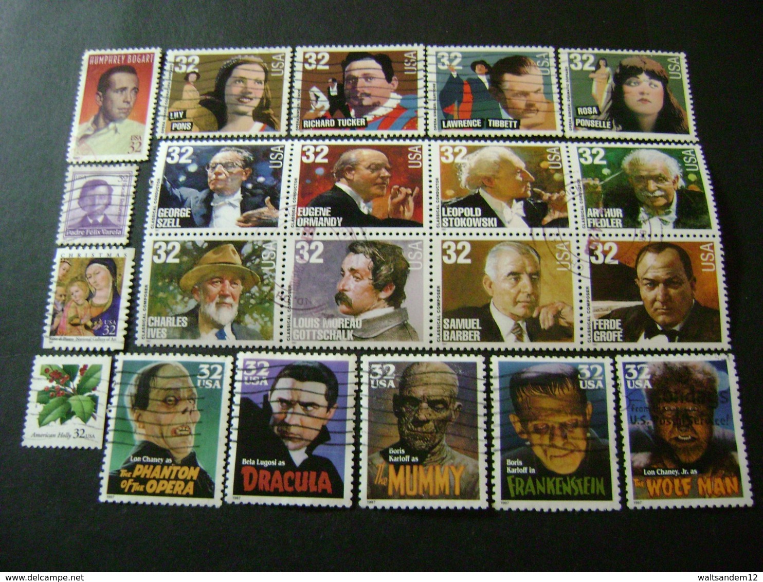 United States 1997 Commemorative/special Issues (between SG 3271 And Ms3373 - See Description) Shown In 5 Images - Used - Used Stamps