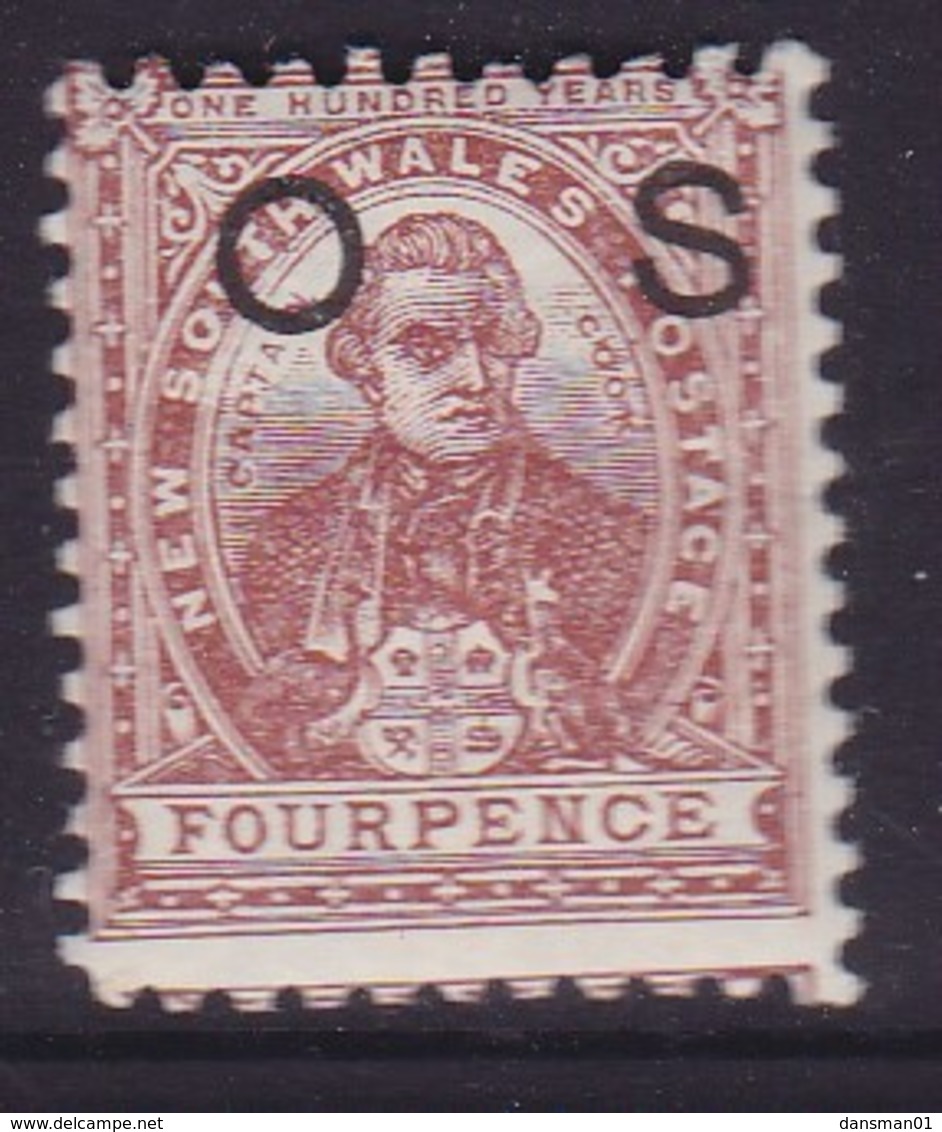 New South Wales 1889 P.11x12 SG O41 Mint Never Hinged OS Ovpt - Neufs