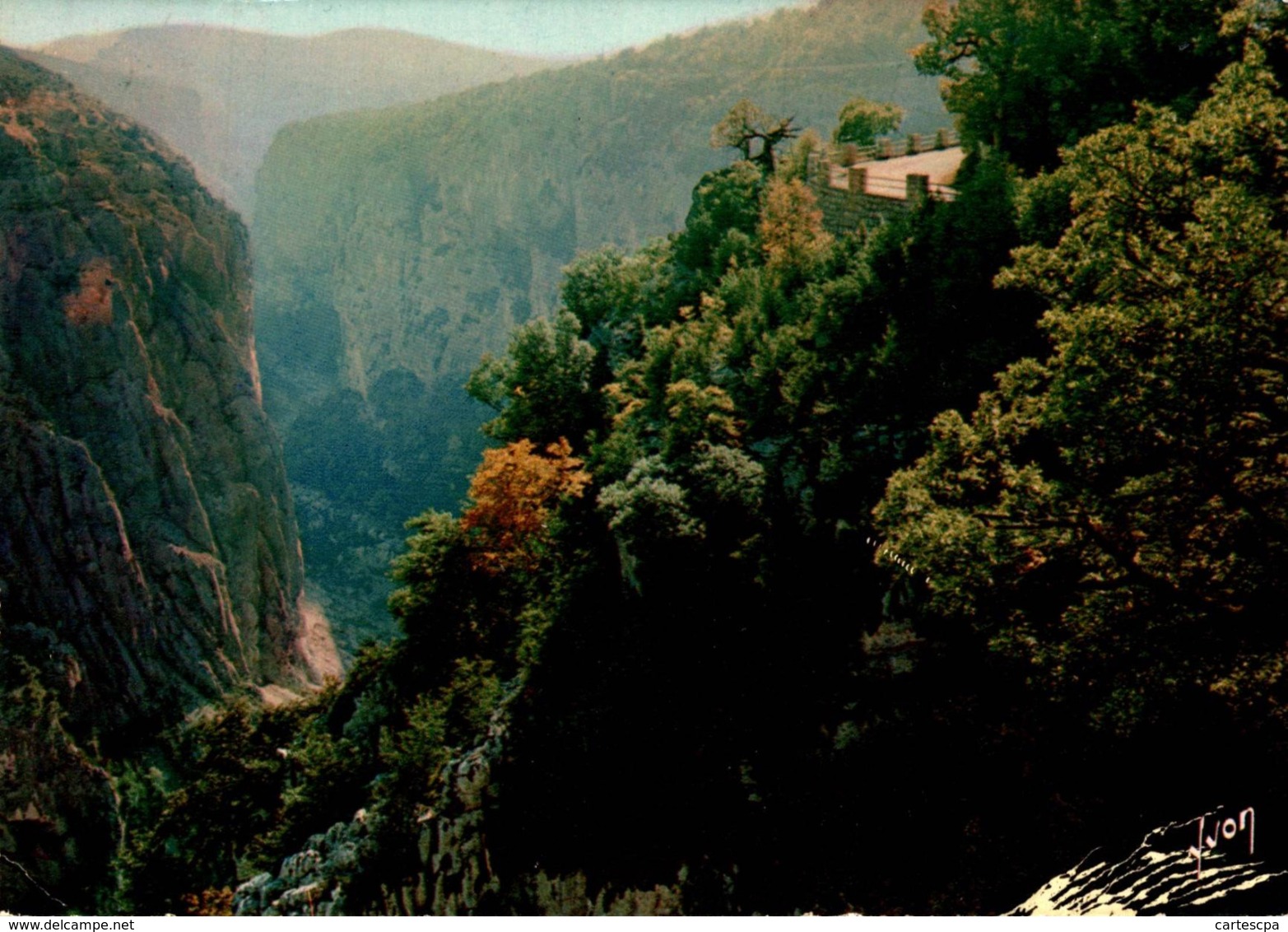 Grand Canyon Du Verdon Corniche Sublime Falaises Du Bauchet 1982    CPM Ou CPSM - Other & Unclassified