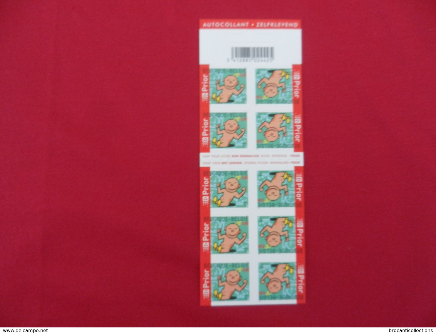 Belgique - Carnet De 10 Timbres Neufs 50 Gr- Enfant Nu - 2005 - Unclassified