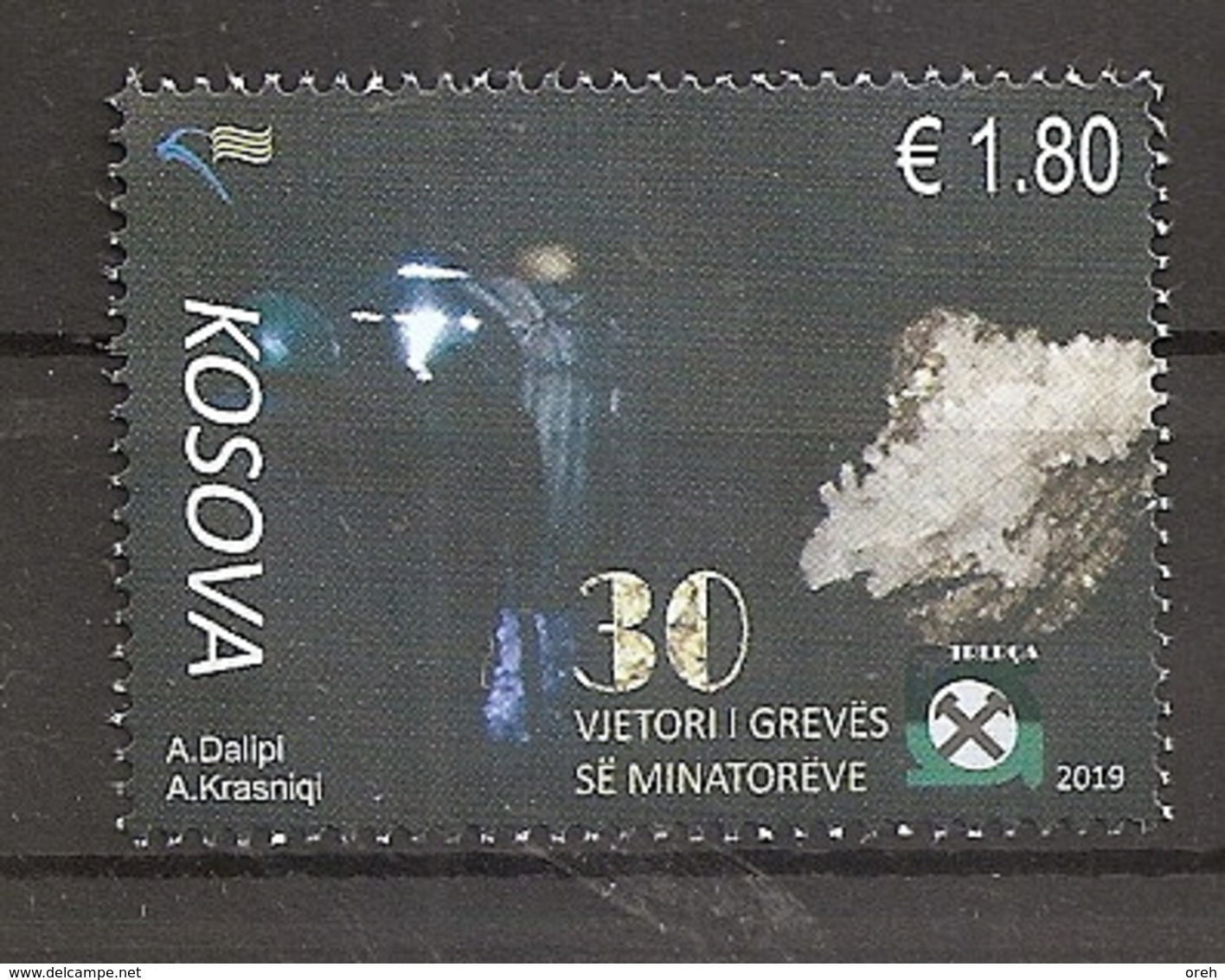 KOSOVO 2019,MINERS STRIKE,GEOLOGY,MINERALS,MNH - Kosovo