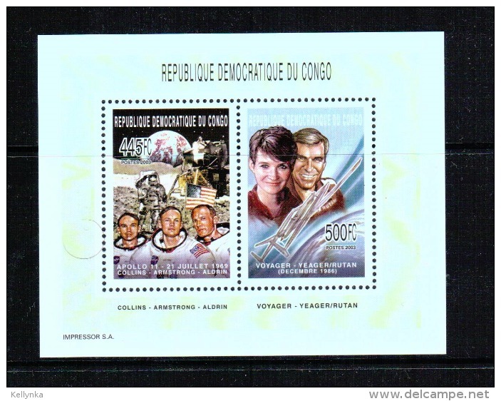 République Démocratique Du Congo - Bloc 282 - BL282 - Aviation & Espace - 2003 - MNH - Neufs